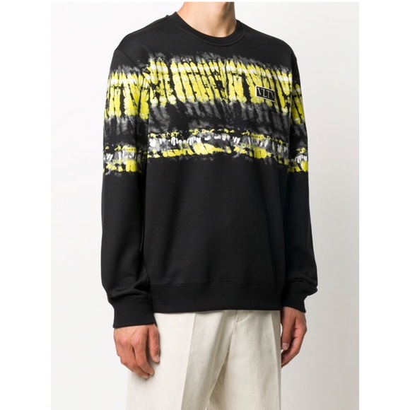 Valentino tie-dye panel logo patch sweatshirt - Picture 4 of 12
